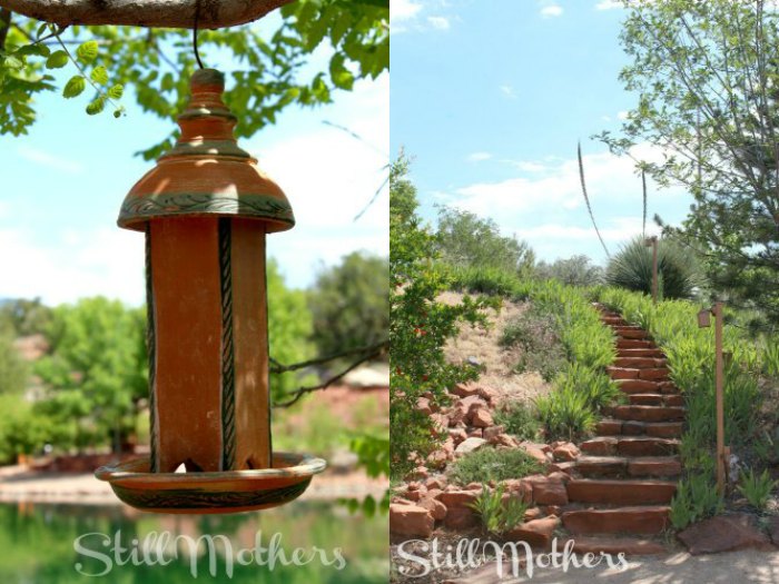 birdfeeder-redstonestairs at Sedona Mago Retreat
